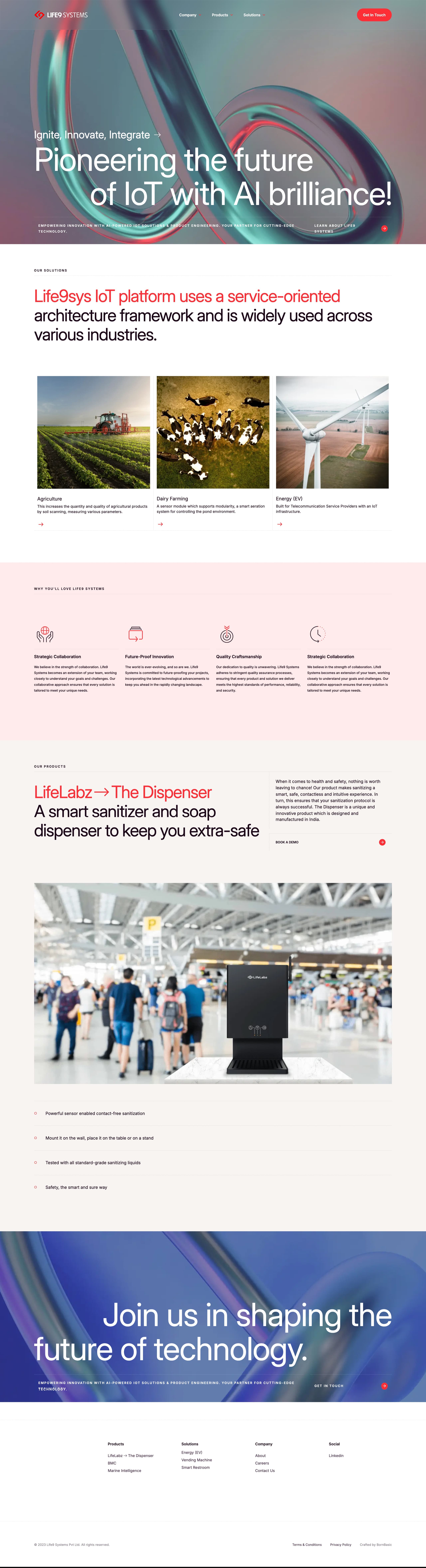 IoT platform — Corporate website & IoT platform in IoT & product engineering