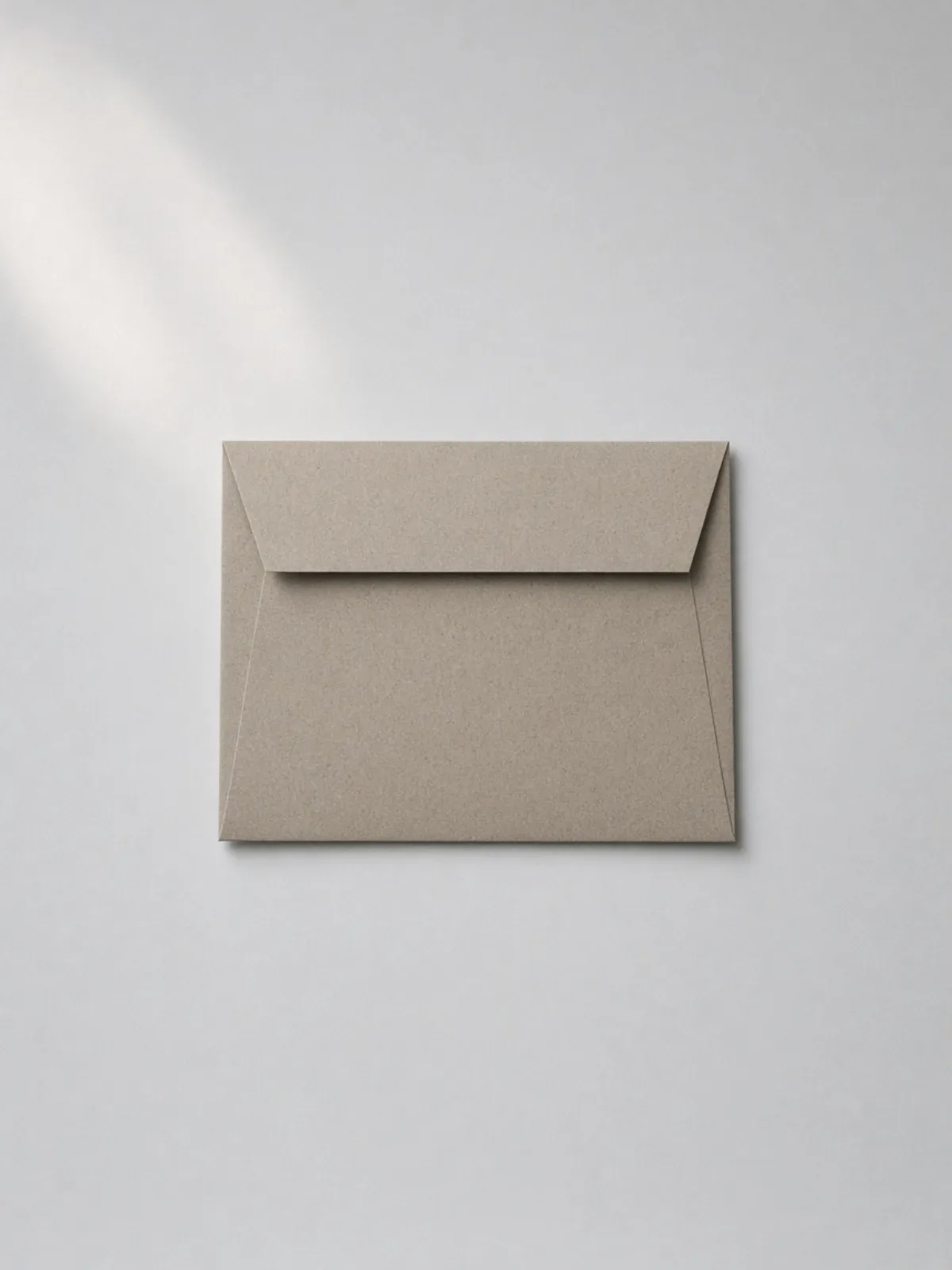 A sealed kraft envelope lying flat on a desk